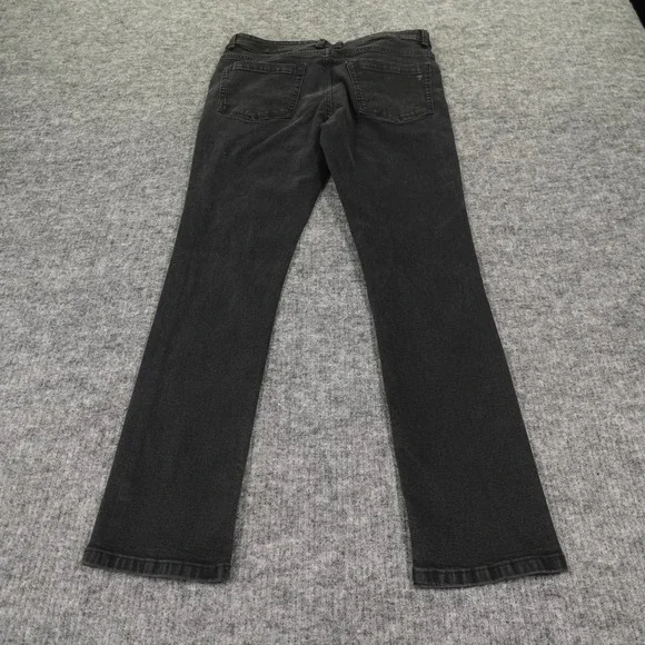 The Perfect Jean‎ NYC Mens 36x32 Black Slim Fit Straight Denim Jeans Stretch - Picture 2 of 12